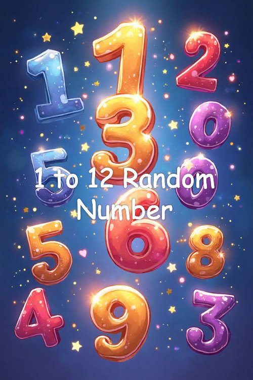 1 to 12 Random Number