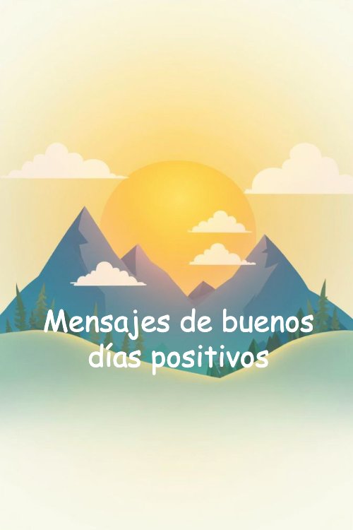 Mensajes de buenos días positivos